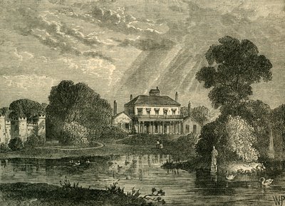 Paviljonki, Hans Place, vuonna 1800, n. 1876. tekijältä Unbekannt