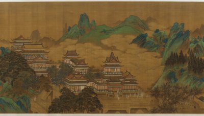 Lännen kuningataräidin persikkafestivaali, Ming- tai Qing-dynastia, 1600-1700. tekijältä Unbekannt