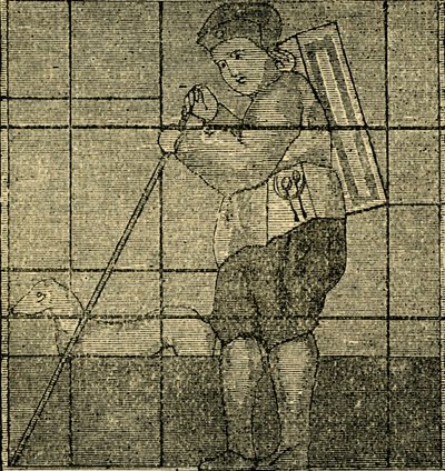 Pedlar ja hänen koiransa, entinen Lambeth Church, n. 1878. tekijältä Unbekannt