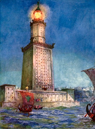Aleksandrian Pharos, Egypti, 1933-1934 tekijältä Unbekannt