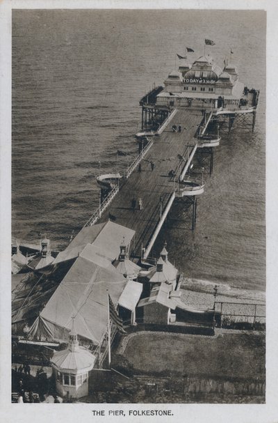 Laituri, Folkestone, 1800-luvun loppu - 1900-luvun alku tekijältä Unbekannt