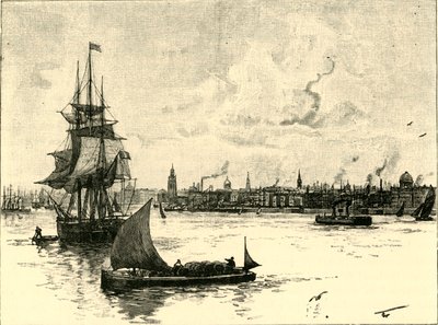 Liverpoolin satama, 1898. tekijältä Unbekannt