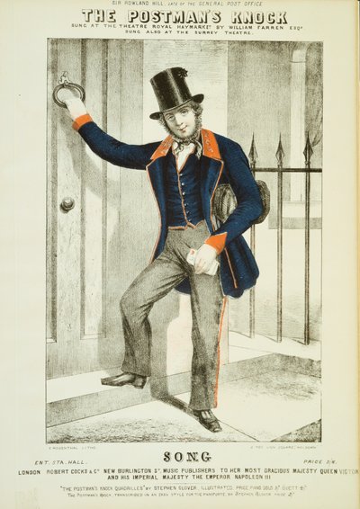 The Postmans Knock c1855. tekijältä Unbekannt