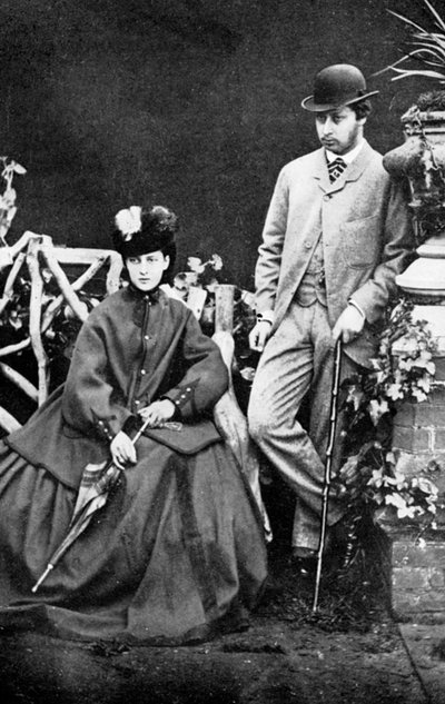 Walesin prinssi ja prinsessa, 1800-luku 1910 tekijältä Unbekannt