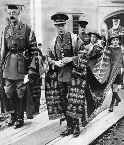 Walesin prinssi Bangorin Walesin yliopiston kanslerina, 1923 tekijältä Unbekannt