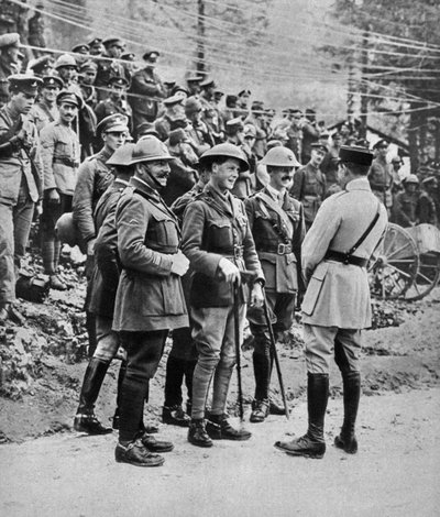 Walesin prinssi Italian rintamalla, 1917 tekijältä Unbekannt