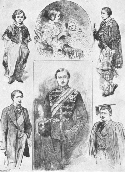 Walesin prinssi alkuaikoinaan, 1901. tekijältä Unbekannt