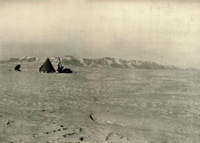 Queen Alexandra Range Kuvattu matkalla alas jäätikölle, c1908, 1909 tekijältä Unbekannt