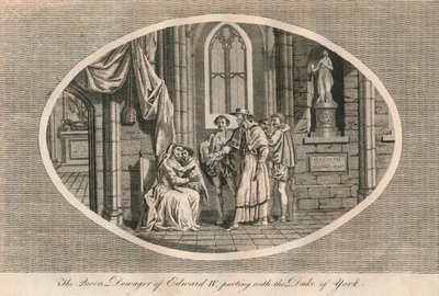 Edward IV:n kuningatar erossa poikastaan, Yorkin herttuasta, 1483 1793 tekijältä Unbekannt