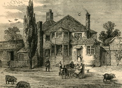 The Queens Head and Artichoke., c1876. tekijältä Unbekannt