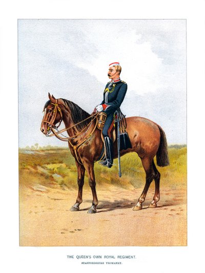 Queens Own Royal Regiment, Staffordshire Yeomanry, 1890 tekijältä Unbekannt