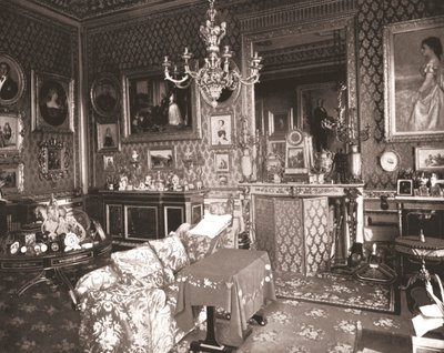Queens Sitting Room, Windsorin linna, Berkshire, 1894. tekijältä Unbekannt
