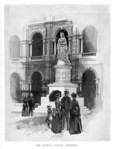 The Queens Statue, Brisbane, Australia, 1886 tekijältä Unbekannt