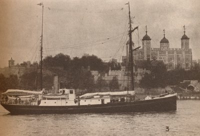 The Quest, jossa Sir Ernest Shackleton lähti purjehtimaan syyskuussa 1921, mikä todistaa hänen viimeisensä. tekijältä Unbekannt