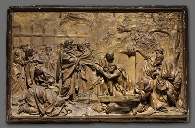 Lasaruksen herättäminen, n. 1725-50. tekijältä Unbekannt