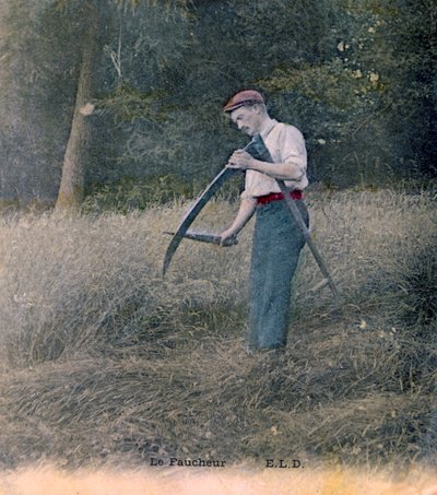 Viikatemies, c1900 tekijältä Unbekannt