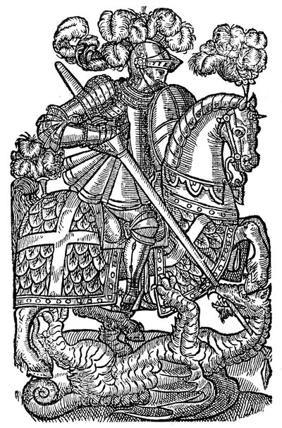 Punaisen ristin ritari, 1598, 1893 tekijältä Unbekannt