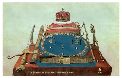 Skotlannin Regaliat, Edinburghin linna, 1800- tai 1900-luku tekijältä Unbekannt
