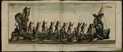 Regatta Venetsiassa Yorkin herttuan prinssi Edwardin 1739-1767 kunniaksi 4. kesäkuuta 1764, noin 1764 tekijältä Unbekannt