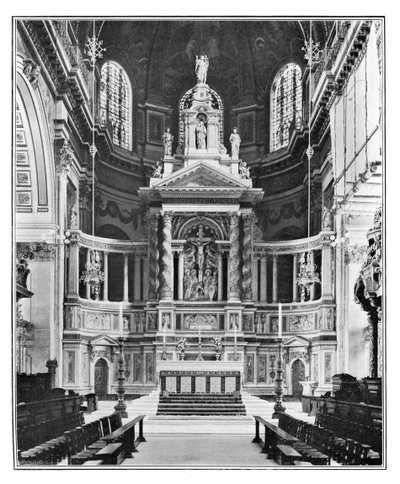 Reredos St Paulin katedraalissa, 1901 tekijältä Unbekannt