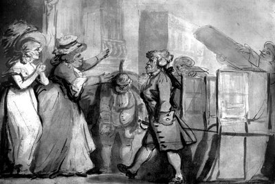 Paluu St Jamesista ritarikunnan kunnian jälkeen, 1792 tekijältä Unbekannt