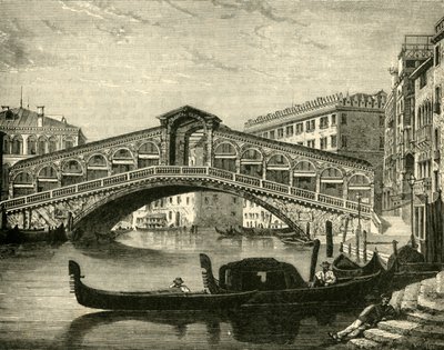 Rialto, Venetsia, 1890. tekijältä Unbekannt