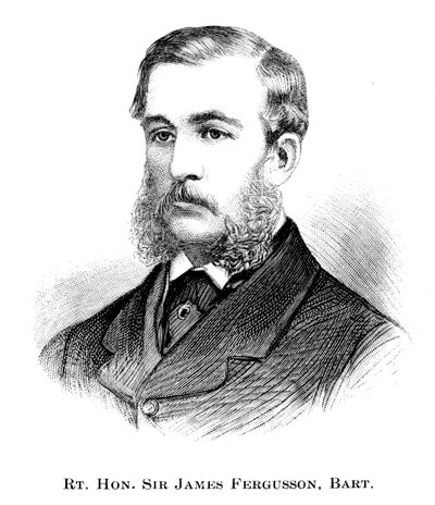 Oikea kunnia Sir James Fergusson, 1886 tekijältä Unbekannt