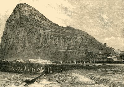 Gibraltarin kallio, 1890. tekijältä Unbekannt