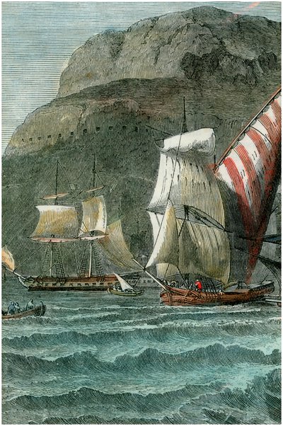 Gibraltarin kallio, 1880 tekijältä Unbekannt