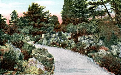 Rockery, Kew Gardens, Richmond upon Thames, Lontoo, 1900-luku tekijältä Unbekannt