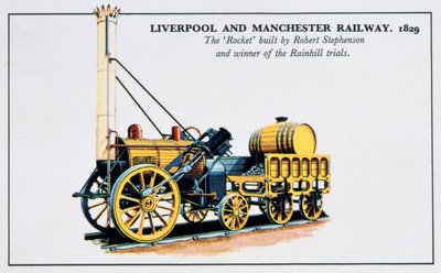The Rocket, Liverpool and Manchester Railways, 1829, 1900-luku tekijältä Unbekannt