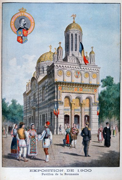 Romanian paviljonki vuoden 1900 yleisnäyttelyssä Pariisissa 1900 tekijältä Unbekannt