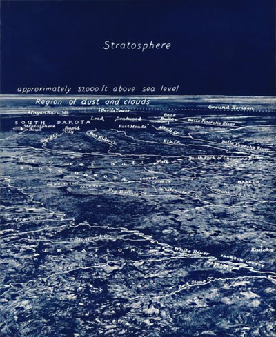 Maan pyörimiskyky stratosfääristä, 1935 tekijältä Unbekannt