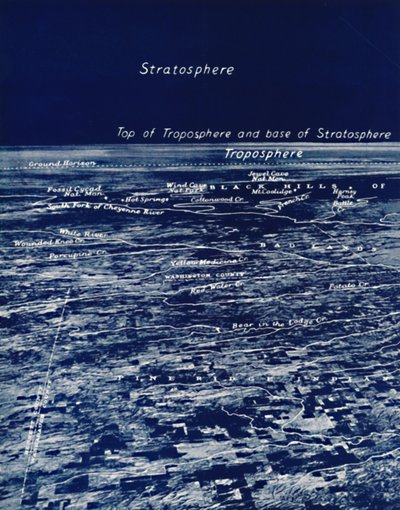 Maan pyörimiskyky stratosfääristä, 1935 tekijältä Unbekannt