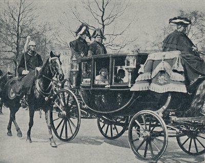 Kuninkaallinen pariskunta palaa luostarista, 1923, 1937. tekijältä Unbekannt