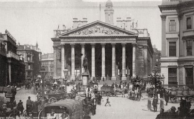 Royal Exchange, Lontoo, 1800-luvun loppu tai 1900-luvun alku tekijältä Unbekannt