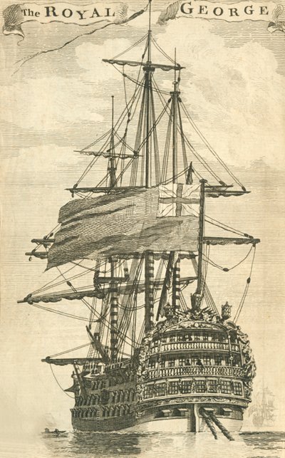 Royal George, 1756. tekijältä Unbekannt
