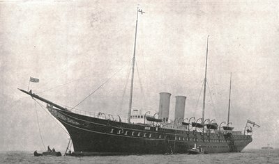 Royal Yacht lähtee Cowesista, Isle of Wight, 6. elokuuta 1902. tekijältä Unbekannt