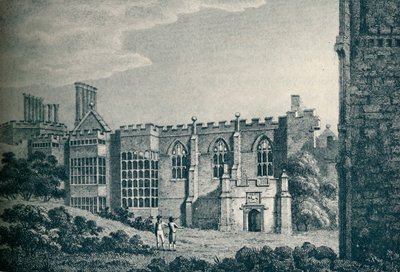 Cowdray Housen rauniot, lähellä Midhurstia, Sussex, 1907 tekijältä Unbekannt