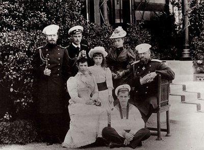 Venäjän keisarillinen perhe, c1892-c1894 tekijältä Unbekannt