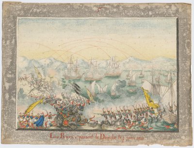 Venäläiset ylittivät Tonavan 1828, 1829 tekijältä Unbekannt
