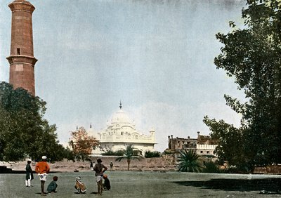 Ranjit Singhin samadhi, Lahore, Intia, 1890 tekijältä Unbekannt