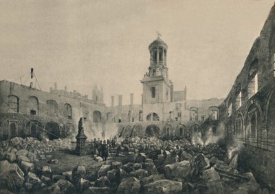 Toinen kuninkaallinen vaihto tulipalon jälkeen vuonna 1838, 1928 tekijältä Unbekannt