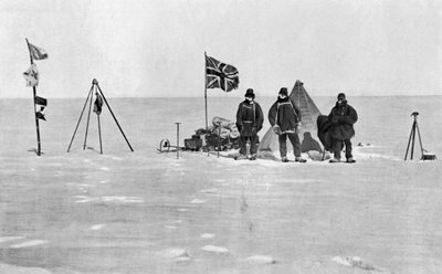 Shackletonin leiri, Etelämanner, joulupäivä 1908 tekijältä Unbekannt