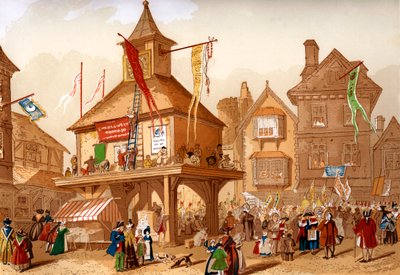 Shakespearen riemuvuosi Stratford upon Avonissa vuonna 1850 tekijältä Unbekannt