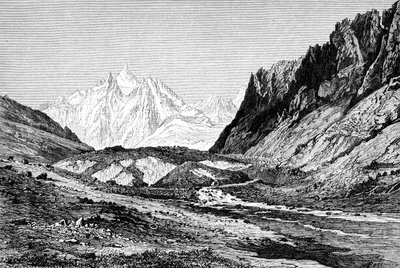 Shchurovsky-jäätikkö, Venäjä, 1895 tekijältä Unbekannt