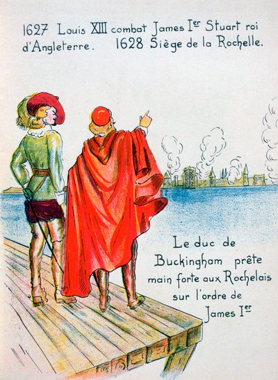 La Rochellen piiritys, 1628 1900-luku tekijältä Unbekannt