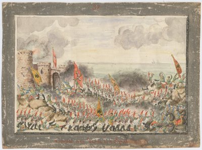 Varnan piiritys syyskuussa 1828, 1829 tekijältä Unbekannt