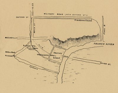 Westminsterin tilanne, 1908 tekijältä Unbekannt