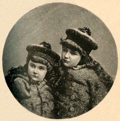 Lumilintujen joulukuusi, 1883. tekijältä Unbekannt
